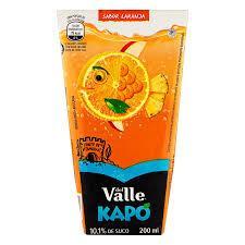 SUCO KAPO LARANJA 200ML 